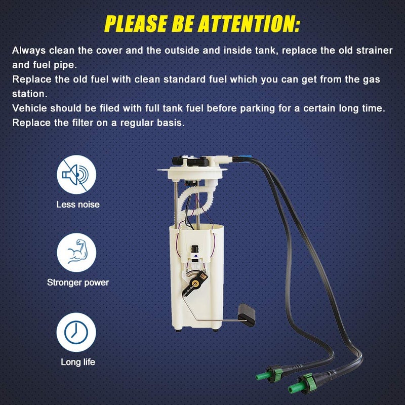 TOPSCOPE Fuel Pump FP3507M for 00-05 Chevy Cavalier & Pontiac Grand AM/Sunfire, 04 05 Chevy Classic, 00-03 Chevy Malibu, 01-04 Oldsmobile Alero E3507M - Image 2